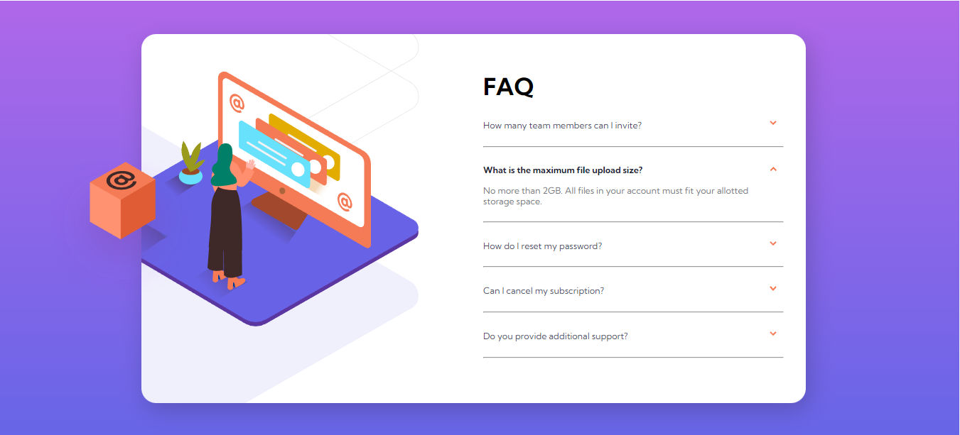 FAQ-according-card